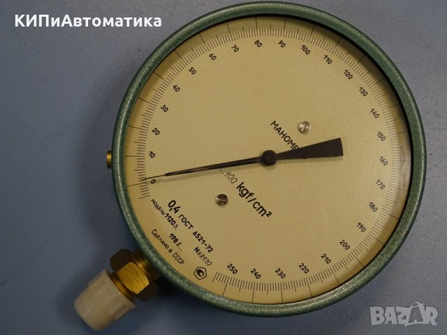 образцов манoметър 11203 400 kgf/cm2 Ø160 mm, снимка 3 - Други машини и части - 35033528