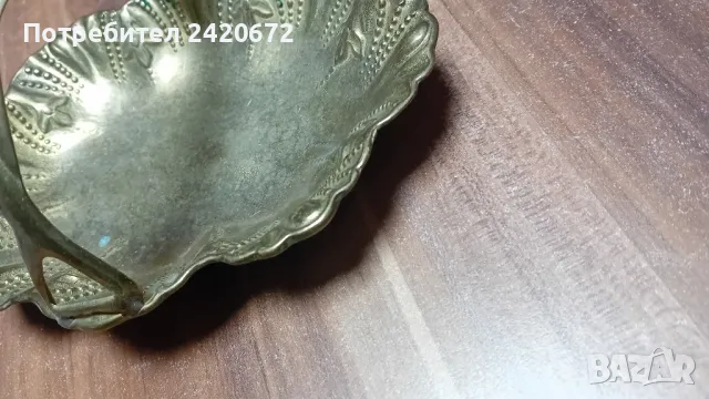 бронзова  кошничка, снимка 1