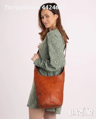 ДАМСКА  ЧАНТА от естествена кожа-Gusti Leder