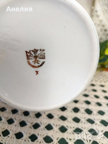 Чайник!
"MZ"  фабрика за порцелан Moritz Zdekauer 
Чехословакия, снимка 6 - Чаши - 54209432