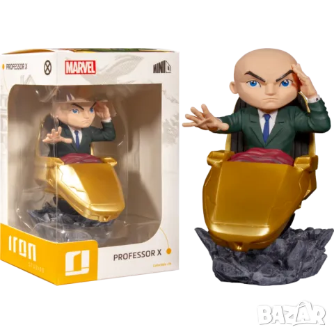 Статуетка, фигурка Iron Studios Marvel: X-Men - Professor Xavier, 16 cm, снимка 5 - Фигурки - 46636587