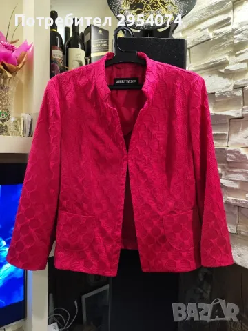 дамско сако в цикламен цвят мл 25лв, снимка 2 - Якета - 48826185