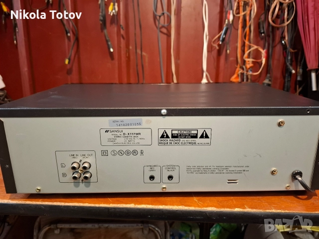 Продава се двукасетен дек Sansui D-X117WR. , снимка 6 - Декове - 52806651