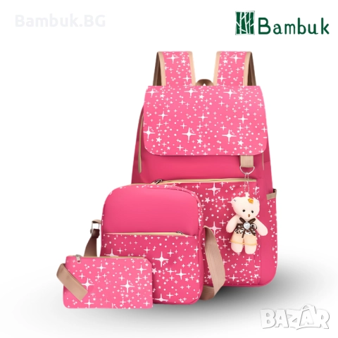 Комплект раница ,,Звезди с мече”, снимка 6 - Раници - 52572170