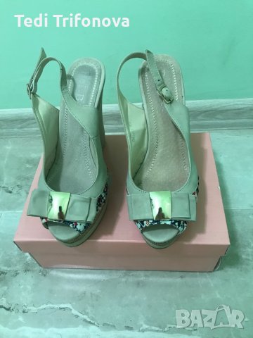 Дамски сандали на платформа, снимка 3 - Сандали - 29411092