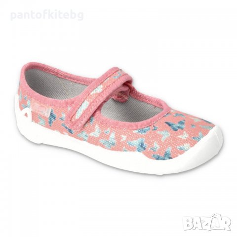 Пантофи за момиче с велкро лепенка Бефадо с дишаща подметка 114х486, снимка 5 - Детски пантофи - 37876248