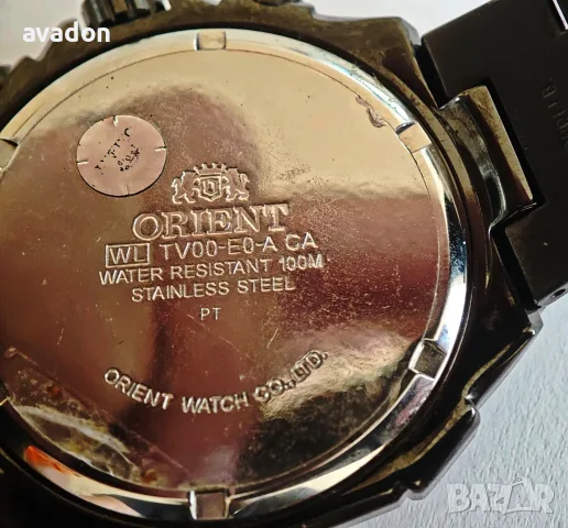 ORIENT CHRONOGRAPH WR 100M ORIGINAL, снимка 6 - Мъжки - 56115585