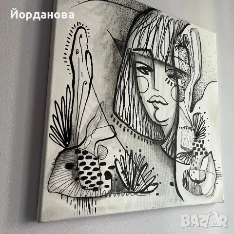 Авторска картина на платно , снимка 3 - Картини - 50903100