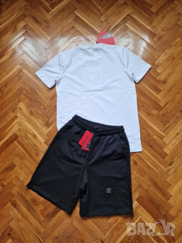 Страхотен мъжки екип къси панталони и тениска HUGO BOSS размер S M L XL 2XL , снимка 7 - Спортни дрехи, екипи - 53904122