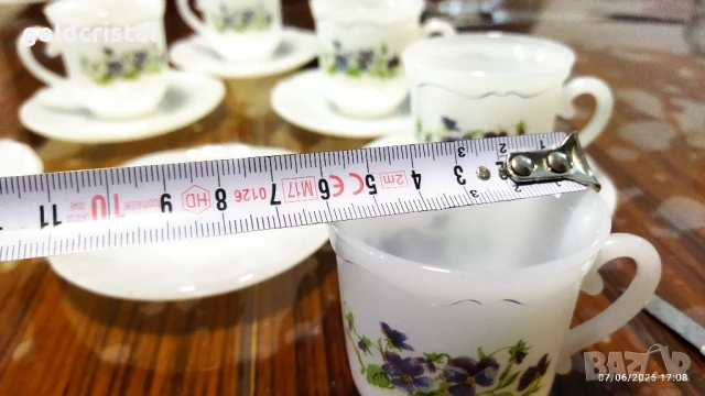 френски аркопал чаши за кафе , снимка 4 - Антикварни и старинни предмети - 50587705