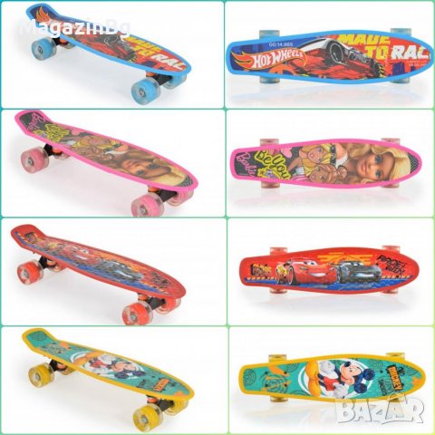 СКЕЙТБОРД Светещи колела 22“ DISNEY Пениборд bord , снимка 1