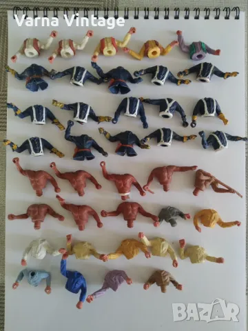 Войници части от каубои, кавалеристи и индианци TIMPO и др. 77 броя.