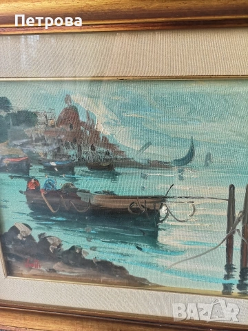 картина, масло върху платно. , снимка 3 - Картини - 54276146