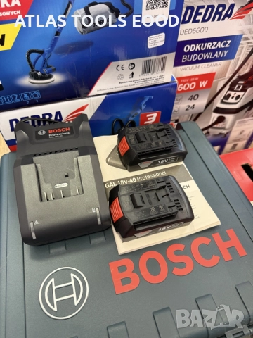 Bosch Professional Комплект Зарядно Устройство и 2 броя Батерии 18V , снимка 3 - Други инструменти - 56242853