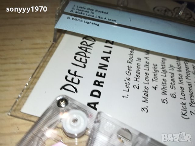 DEF LEPPARD-КАСЕТА 0910231347, снимка 12 - Аудио касети - 42494476