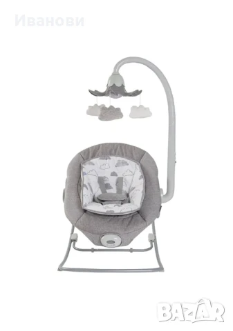 Бебешки шезлонг Kikka boo - Clouds, снимка 2 - Детски шезлонги - 51224841