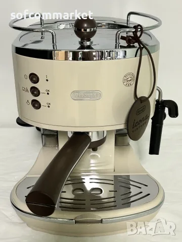 Кафемашина DeLonghi Icona Vintage ECOV 311 (Бежова) + 6 мес. ГАРАНЦИЯ