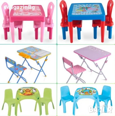Детска маса + стол Чин  Detska Masa + Stol