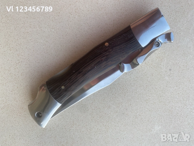 Сгъваем полуавтоматичен нож Тип НКВД 95x230, снимка 4 - Ножове - 51446467