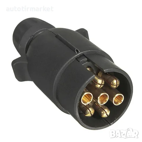Букса за ремарке пластмасова 7 пина 12V мъжка – NA537