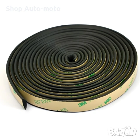Гумено уплътнение за автомобил Automat 5м 3x15мм – самозалепващо, универсално, снимка 2 - Аксесоари и консумативи - 54015127