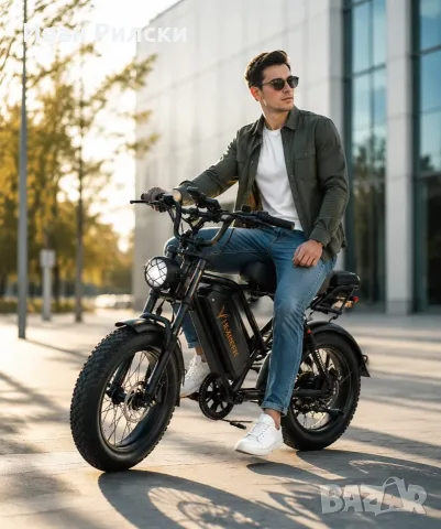Чисто нов електрически , HEADEER BK20, Мотор 750W Дебели гуми, - сменяема Мощна батерия 48 V 20 Ah,, снимка 2 - Велосипеди - 55789658