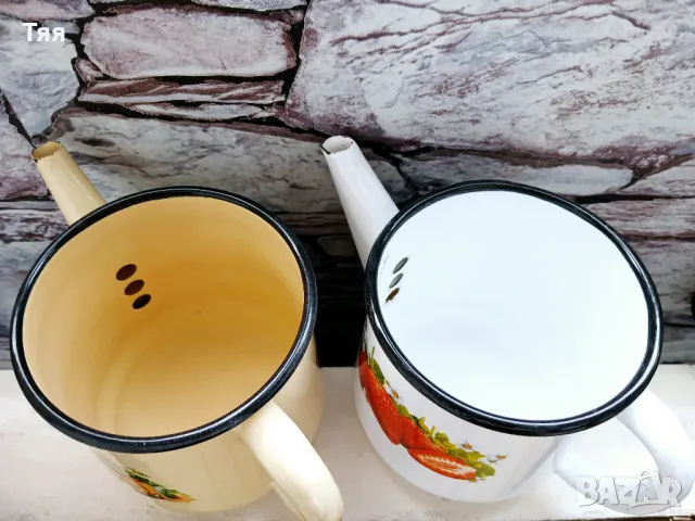 Емайлирани чайничета , снимка 5 - Съдове за готвене - 47322016