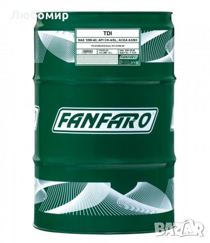 Полусинтетично масло Fanfaro TDI 10W40, 5л , снимка 2 - Аксесоари и консумативи - 33809956