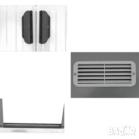 Просторен метален навес за градина и двор с плъзгащи врати, снимка 6 - Други стоки за дома - 53131811