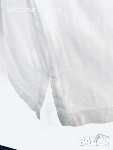 Качествена бяла тениска биопамук, снимка 3 - Тениски - 35527421