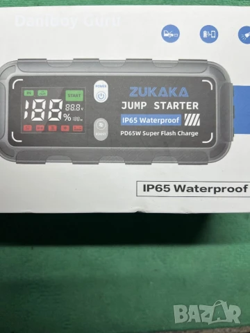 ZUKAKA 6000A Стартер за кола, 26800mAh, 12V (бензин и дизел), преносим с бързо зареждане 65W, снимка 13 - Аксесоари и консумативи - 50653873