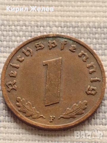 Монета 1 райхсфенинг 1938г. Германия Трети Райх с СХВАСТИКА за КОЛЕКЦИЯ 31542