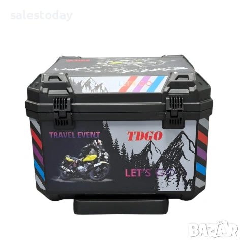 Куфар за мотор, скутер или АТВ, Motorcycle helmet case, 57 литра, снимка 4 - Аксесоари и консумативи - 54063133