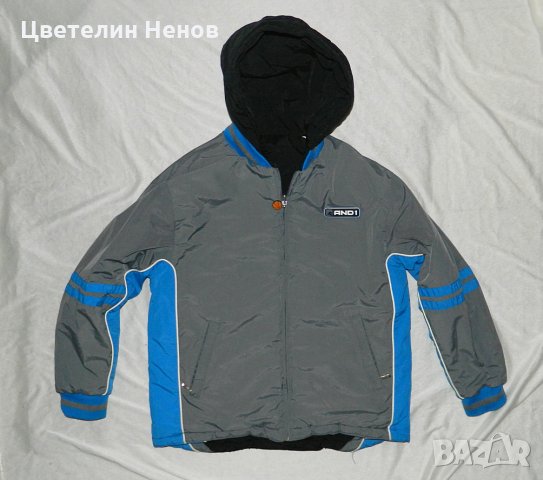 детско  баскетболно яке AND1 с две лица , снимка 2 - Детски якета и елеци - 30689735