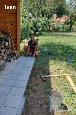 Редене на тротоарни плочки и паважи, снимка 2 - Други ремонти - 54359687