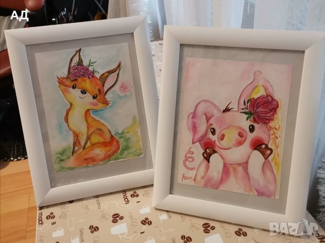 Картина за детска стая " Прасенце" , снимка 2 - Картини - 31052905