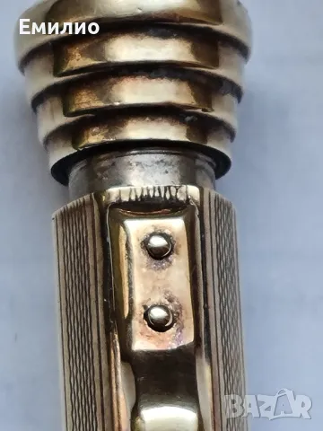 СТАР ЗЛАТЕН МОЛИВ 14К С САПФИР , снимка 7 - Други ценни предмети - 50310509