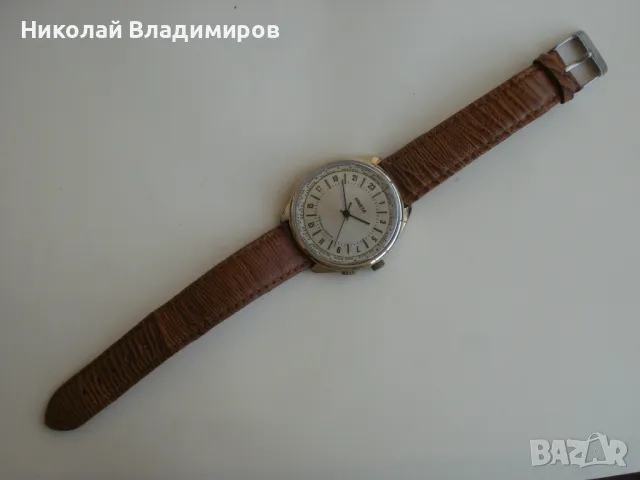 Ракета 24 часа руски часовник Raketa мъжки ръчен голям механичен, снимка 4 - Мъжки - 49431240