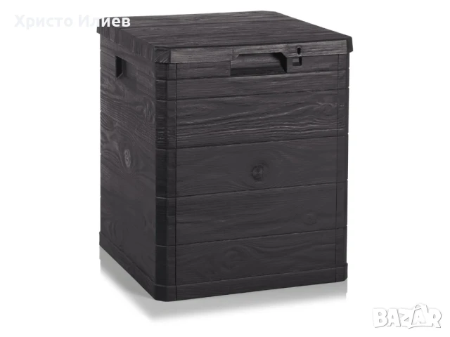 Градинска кутия за съхранение 90л Шкаф Кутия за градината, снимка 5 - Градински мебели, декорация  - 51285037