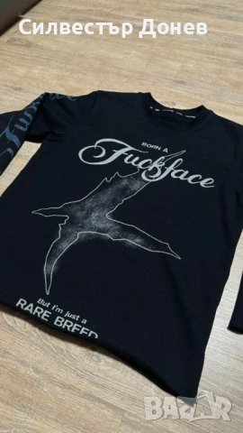 Черна Luda тениска , снимка 3 - Блузи - 53094960