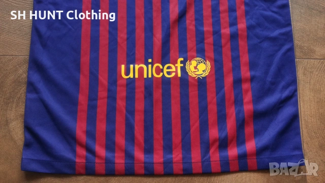 NIKE FC BARCELONA Kids Football T-Shirt Размер 13-15 г / 158-170 см детска футболна тениска 6-66, снимка 5 - Детски тениски и потници - 53126633
