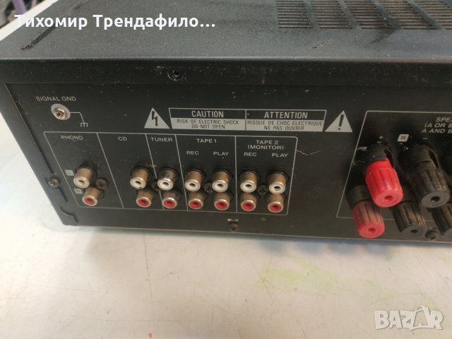 Усилвател KENWOOD ,stereo integrated amplifier KA-1080 много добре свирещ,доста мощен, снимка 4 - Аудиосистеми - 34382911