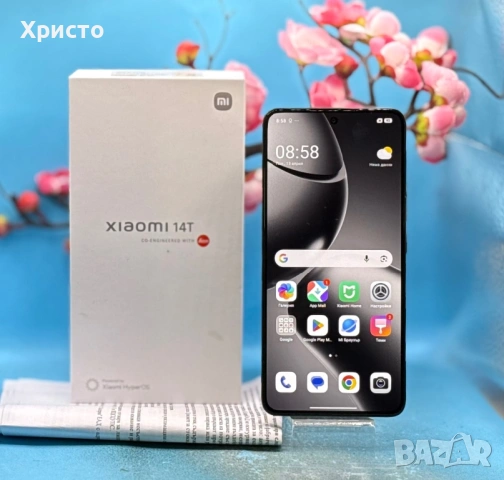 ГАРАНЦИОНЕН!!! Xiaomi 14T, 12GB RAM, 256GB, 5G, Titan Black  , снимка 3 - Xiaomi - 54177624