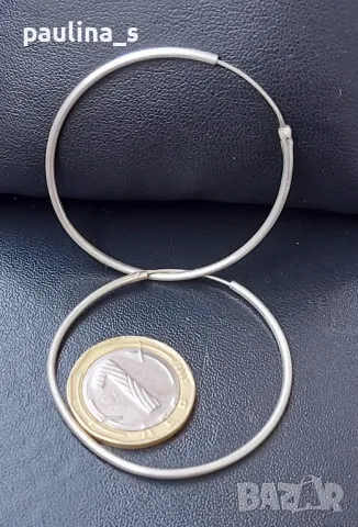 Три броя / Винтидж / Антика / стари сребърни халки , снимка 14 - Обеци - 45232988