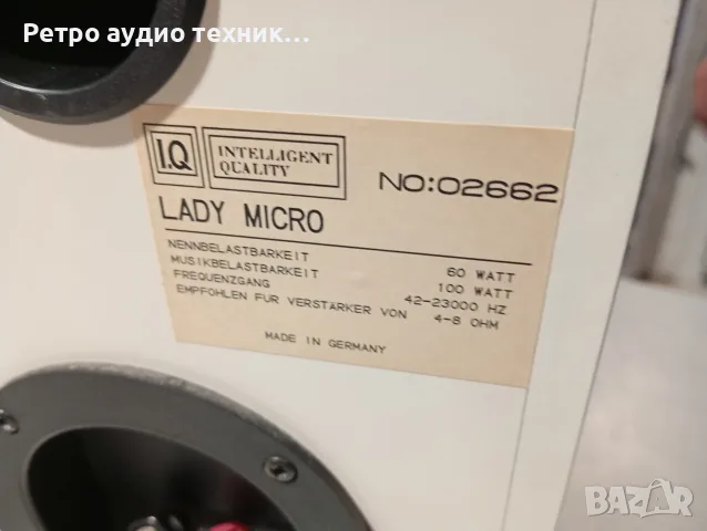 Тон колони IQ Lady Micro, снимка 6 - Тонколони - 56517614