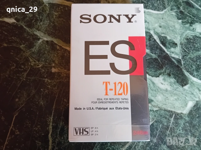 Sony ES T-120 VHS , снимка 2 - Декове - 54215895
