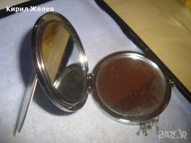 ЕЛЕГАНТНО ДАМСКО ОГЛЕДАЛЦЕ - ПУДРИЕРА с ЕГИПЕТСКА ОРНАМЕНТИКА - НЕФЕРТИТИ 29087, снимка 3 - Други - 38151687