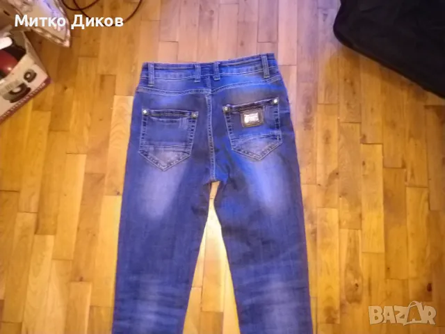 Philipp Plein женски дънки №26 в ханша 36см отгоре додолу 100см като нови, снимка 15 - Дънки - 48884575