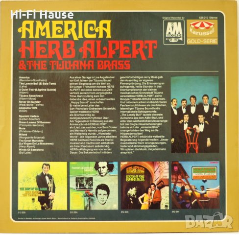 Herb Alpert & the Tijuana Brass, снимка 2 - Грамофонни плочи - 35062914