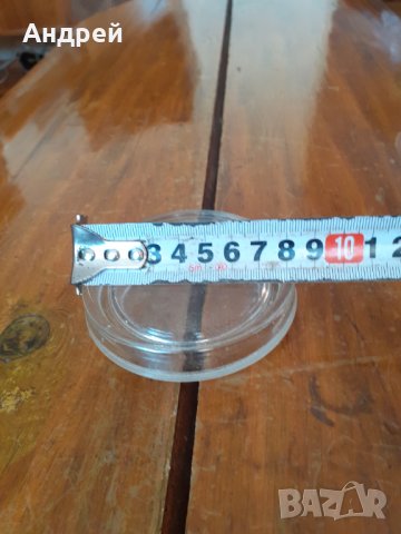 Стар стъклен капак за буркан, снимка 4 - Други ценни предмети - 31506949